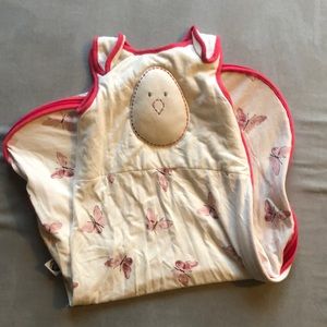 Nested Bean weighted bamboo sleep sack- pretty butterfly print (6-18 months)